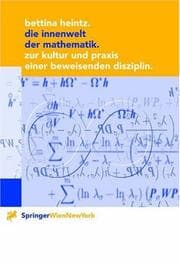 Tapa de Die Innenwelt der Mathematik