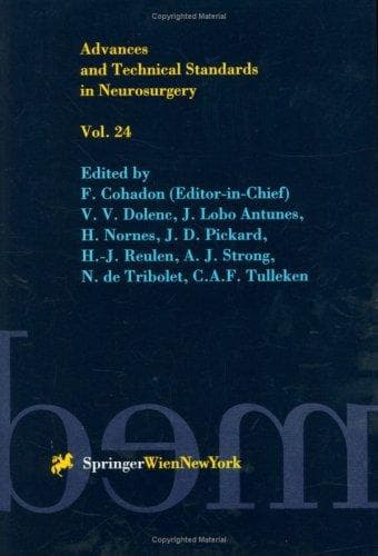Tapa de Advances and Technical Standards in Neurosurgery