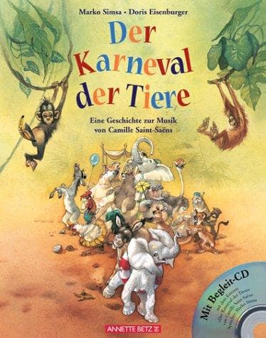 Tapa de Der Karneval der Tiere. Mit CD.