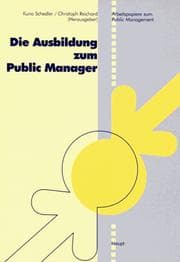 Tapa de Die Ausbildung zum Public Manager