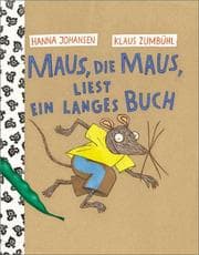Tapa de Maus, die Maus, liest ein langes Buch