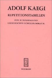 Tapa de Repetitionstabellen zur kurzgefassten griechischen Schulgrammatik