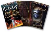 Tapa de Cornwell's Thomas of Hookton Three-Book Set (Heretic, The Archer's Tale, Vagabond)