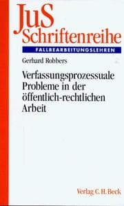 Tapa de Verfassungsprozessuale Probleme in der öffentlich-rechtlichen Arbeit