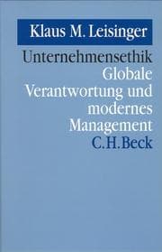 Tapa de Unternehmensethik. Globale Verantwortung und modernes Management