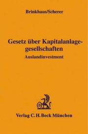 Tapa de Gesetz über Kapitalanlagegesellschaften
