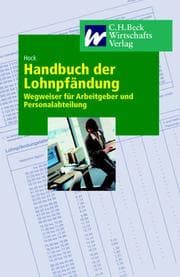 Tapa de Handbuch der Lohnpfändung. Wegweiser für Arbeitgeber und Personalabteilungen