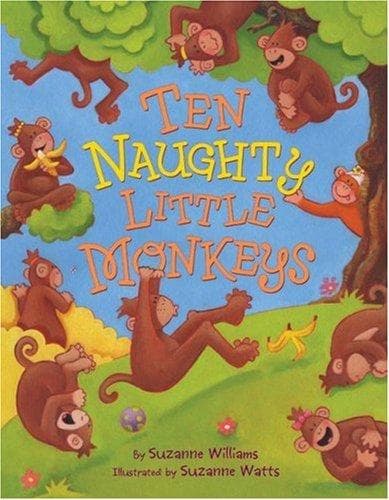 Tapa de Ten Naughty Little Monkeys