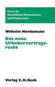 Tapa de Das neue Urhebervertragsrecht