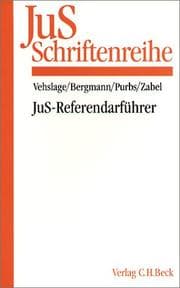 Tapa de JuS- Referendarführer