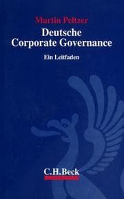 Tapa de Deutsche Corporate Governance. Ein Leitfaden