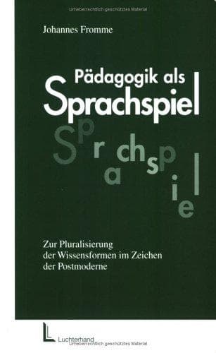 Tapa de Pädagogik als Sprachspiel