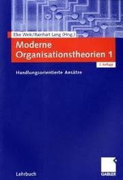 Tapa de Moderne Organisationstheorien. Eine sozialwissenschaftliche Einführung