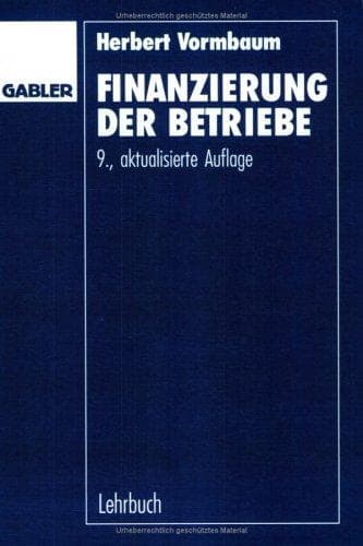 Tapa de Finanzierung der Betriebe