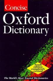 Tapa de Concise Oxford Dictionary. 220 000 words, phrases, and definitions