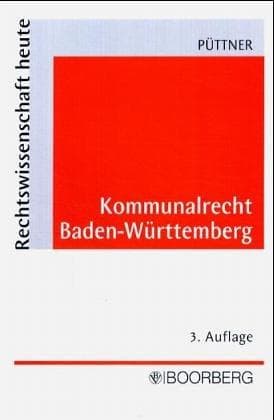 Tapa de Kommunalrecht Baden-Württemberg