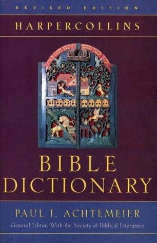 Tapa de The HarperCollins Bible dictionary