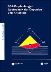 Tapa de Gda-Empfehlungen Geotecknik Der Deponien Und Altlasten 3 Auflage