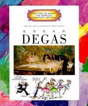 Tapa de Edgar Degas (Getting to Know the World's Greatest Artists)