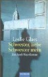 Tapa de Schwester, liebe Schwester mein. Ein April- Woo- Roman