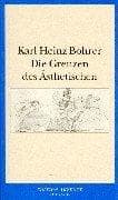 Tapa de Die Grenzen des Ästhetischen