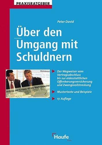 Tapa de Über den Umgang mit Schuldnern.