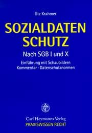 Tapa de Sozialdatenschutz nach SGB I und X