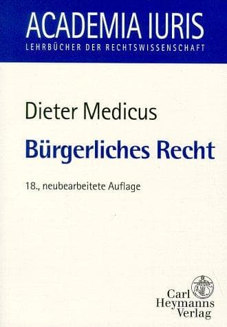 Tapa de Bürgerliches Recht.