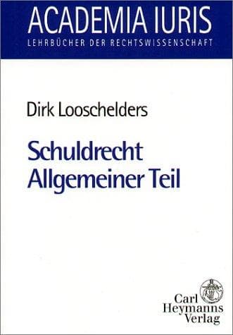 Tapa de Schuldrecht Allgemeiner Teil