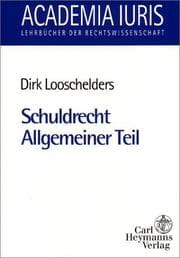 Tapa de Schuldrecht Allgemeiner Teil