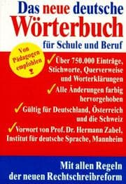 Tapa de Das neue deutsche Wörterbuch für Schule und Beruf