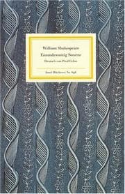 Tapa de Einundzwanzig Sonette. Übers. von Paul Celan