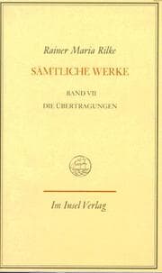 Tapa de Sämtliche Werke, 7 Bde. Ln, Bd.7, Die Übertragungen