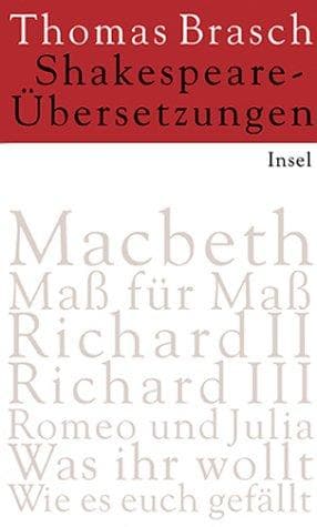 Tapa de Shakespeare- Übersetzungen