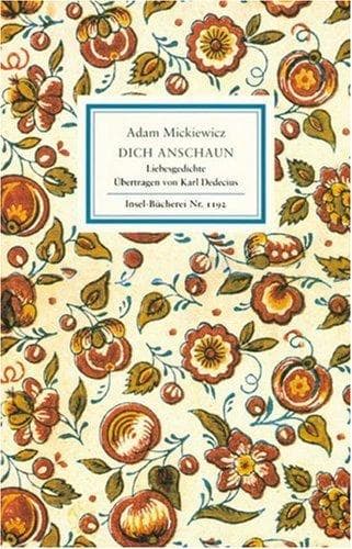 Tapa de Dich anschaun. Liebesgedichte