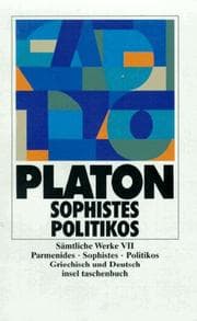 Tapa de Sämtliche Werke 07. Sophistes. Politikos. Parmenides. Sophistes. Politikos
