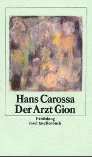 Tapa de Der Arzt Gion. Erzählung