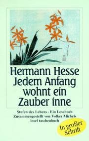 Tapa de Jedem Anfang wohnt ein Zauber inne. Großdruck. Lebensstufen