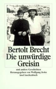Tapa de Die unwürdige Greisin und andere Geschichten. Großdruck