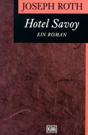 Tapa de Hotel Savoy. Ein Roman