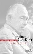 Tapa de Intoleranz. Vom Unglück unserer Zeit