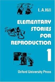 Tapa de Stories for Reproduction 1. Elementary. Serie 1.