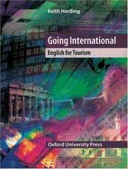 Tapa de Going International. Student's Book. English for Tourism.