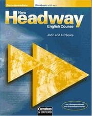 Tapa de New Headway English Course, Pre-Intermediate, Workbook, with Key