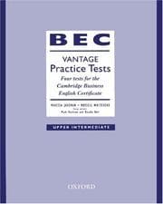 Tapa de BEC Vantage Practice Tests, Upper Intermediate