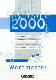 Tapa de English G 2000, Ausgabe A, Zu Band 1 Wordmaster