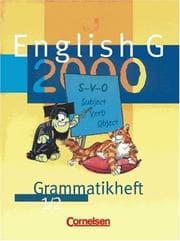 Tapa de English G 2000, Ausgabe A, Zu Band 1/2 Grammatikheft für das 5. und 6. Schuljahr, Ausgabe A, B, D