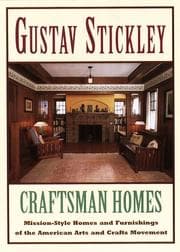 Tapa de Gustav Stickley--craftsman homes