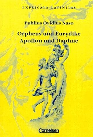 Tapa de Orpheus und Eurydice. Apoll und Daphne.
