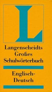 Tapa de Langenscheidts Grosse Schulworterbuch